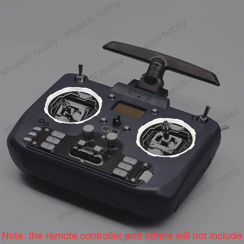 1Set T20S Remote Controller Case Protection Housing with Light Guide Ring Transparent Shell for FPV Drone Jumper T20 Accessories