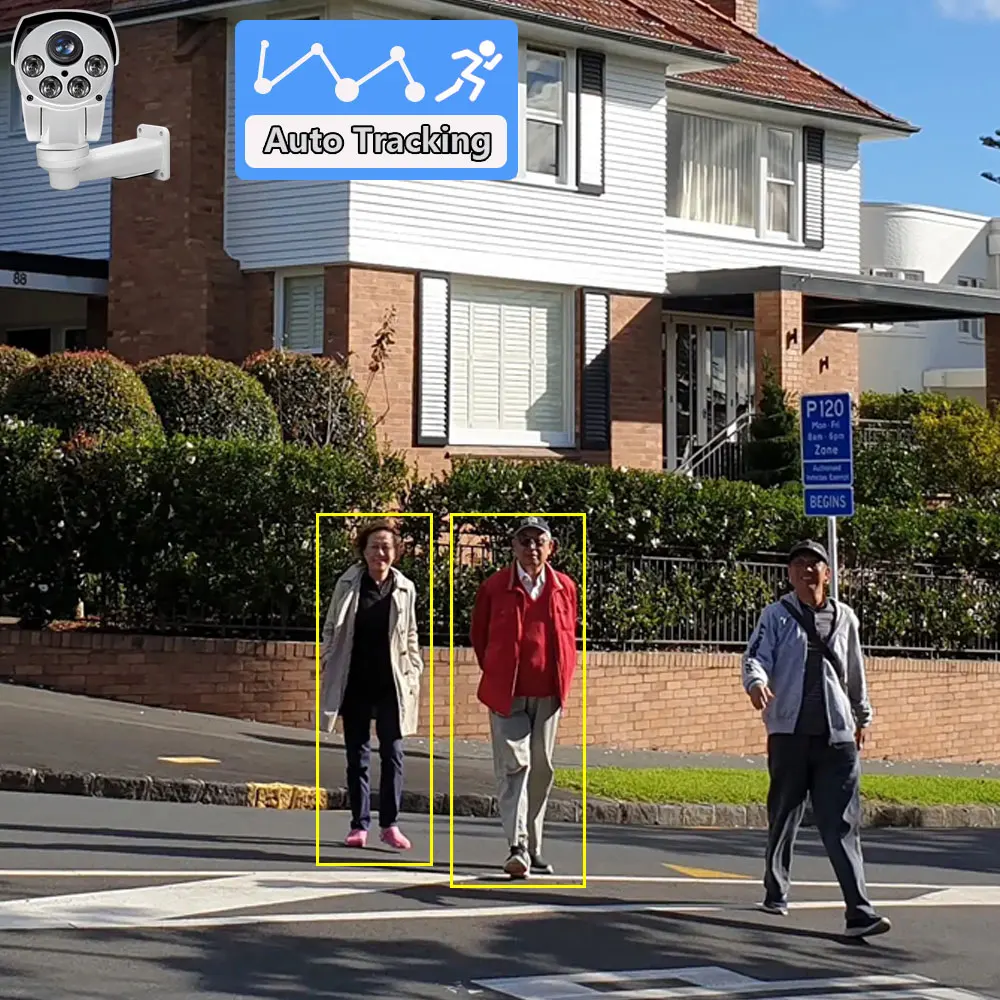 4K 8MP SO-NY415 3G 4G SIM Card PTZ Wireless Security IP Camera Wifi 5X Optical Zoom Audio Auto Human Tracking IR Night Version