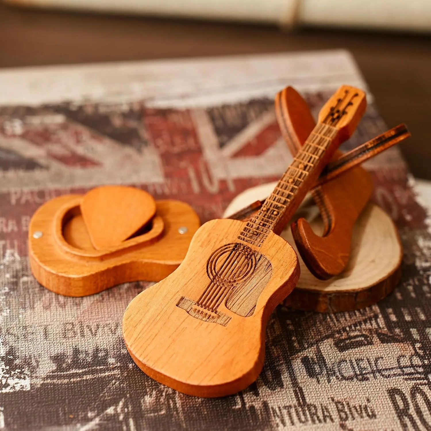 Wooden Guitar Pick …