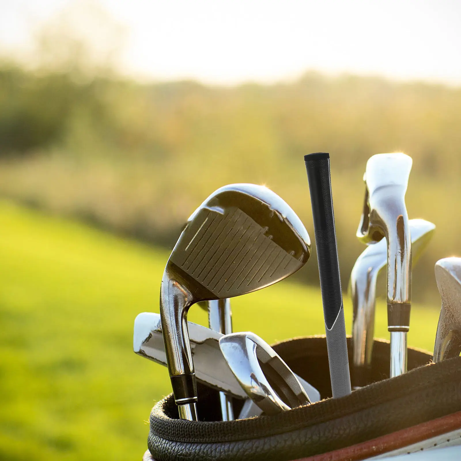 

Стандартная ручка для гольф-клюшки: износостойкая, нескользящая, удобная, портативная, для мужчин и женщин, для игроков в гольф, с высоким сцеплением