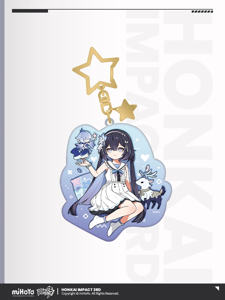 2024 Honkai Impact 3 Herrscher of Very Small Series Second Turn Metal Pendant Elysia Herrscher of Finality Origin Truth Rebirth