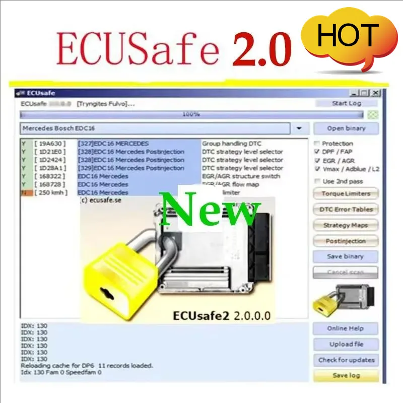 

ECU Safe 2.0 Diagnostic Tool Software 2024 ECUSafe 2.0 software For Car and Trucks for ecu programming