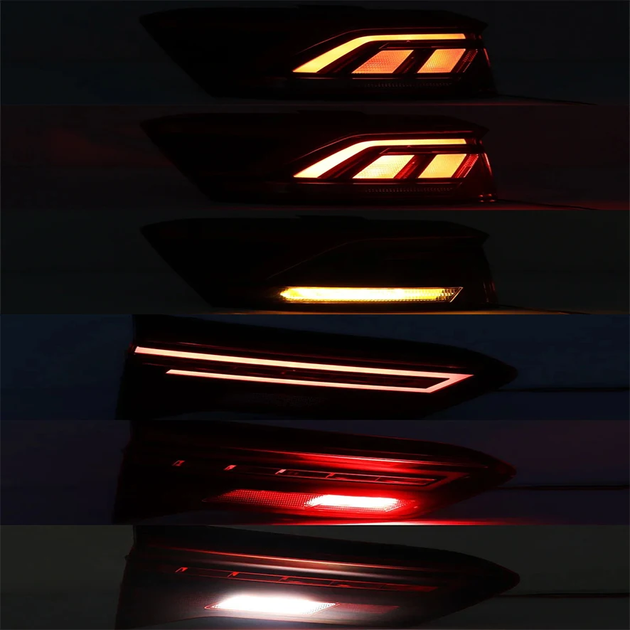Left or Right Side For Volkswagen VW T-ROC 2018 2019 2020 2021 2022 LED Rear Brake Lamp Turn Signal Light Tail Light