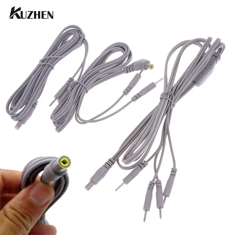 1PC Replacement Electrode Cable Conductive Standard Pin Connection Cables For Unit Muscle Stimulator Digital Therapy Machine