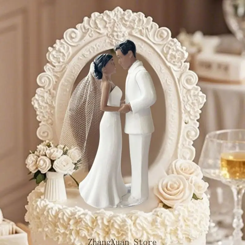 Kunststoff-Kuchendekoration, Hochzeitstortenaufsätze für formelle Anlässe, Partys, 3 x – Detail 9