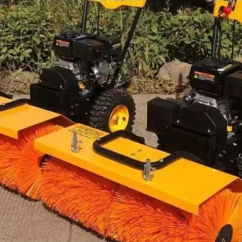Multifunction Walking Type Engine Snow Thrower Self-Propelled Snowplow Snow Sweeper 6.5HP 80cm Working Width Mini Snow