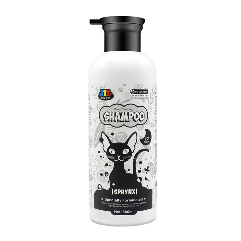 Deep Cleansing Shampoo 500ml Keep Your Pets Clean and Healthy Grooming Mild Sphinx Shower Gel Supplies