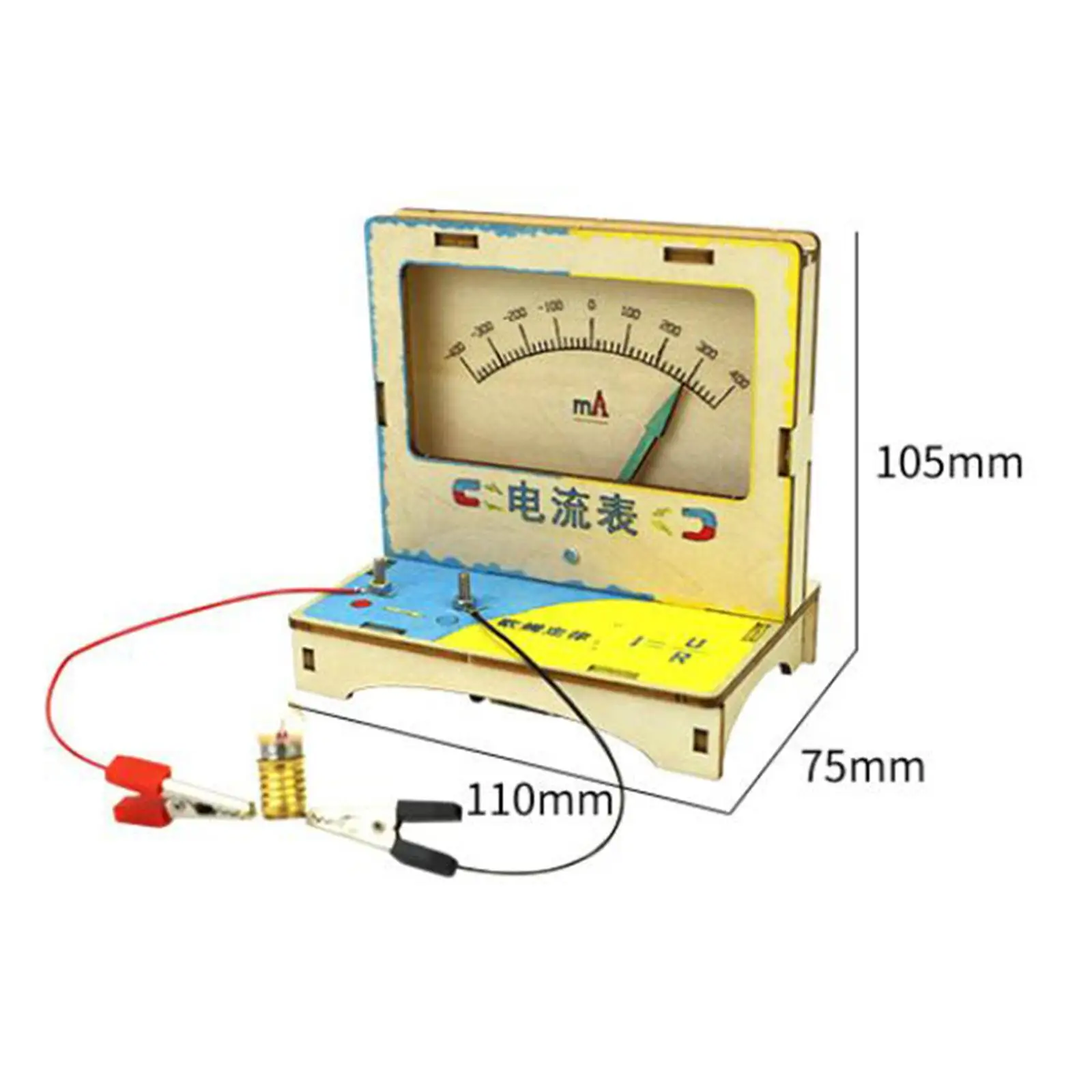 Montaż drewniany projekt naukowy DIY amperomierz zabawka eksperyment zabawka dla nastolatków w wieku 8 9 10 11 12 lat dzieci dziewczynki chłopcy