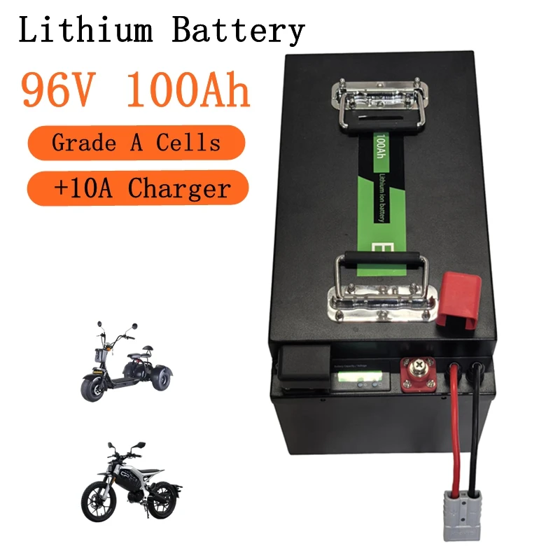 

96v 100Ah lithium ion Rechargeable battery li ion for Excavatorvehicle AGV Forklift boat inverter scooter tricycle Motorcycle