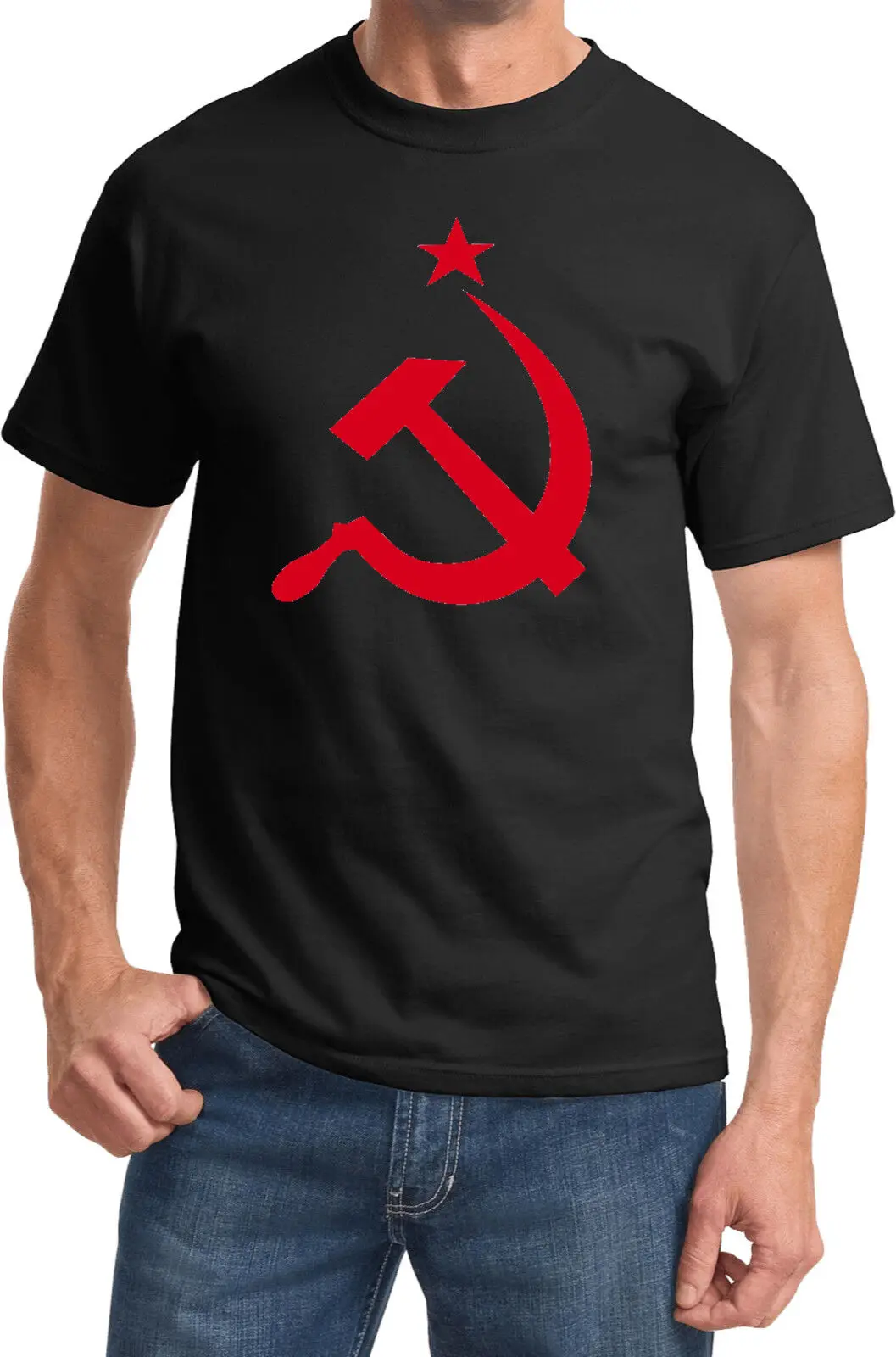 Buy Cool Shirts Soviet Union T-shirt Red Hammer and Sickle Tee