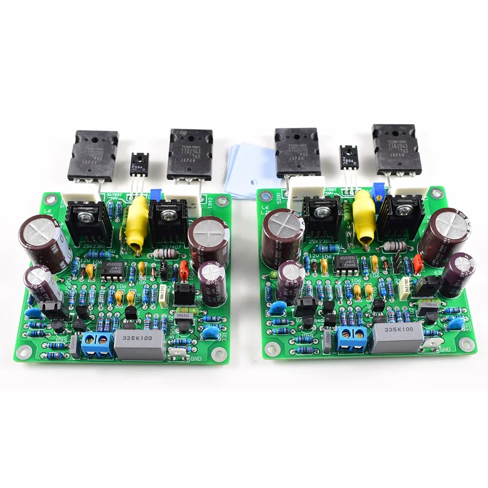 

2pcs MOSFET Accuphase E210 Modified Version 150W 8 Ohm Audio Amplifier Finished Board DC 40V