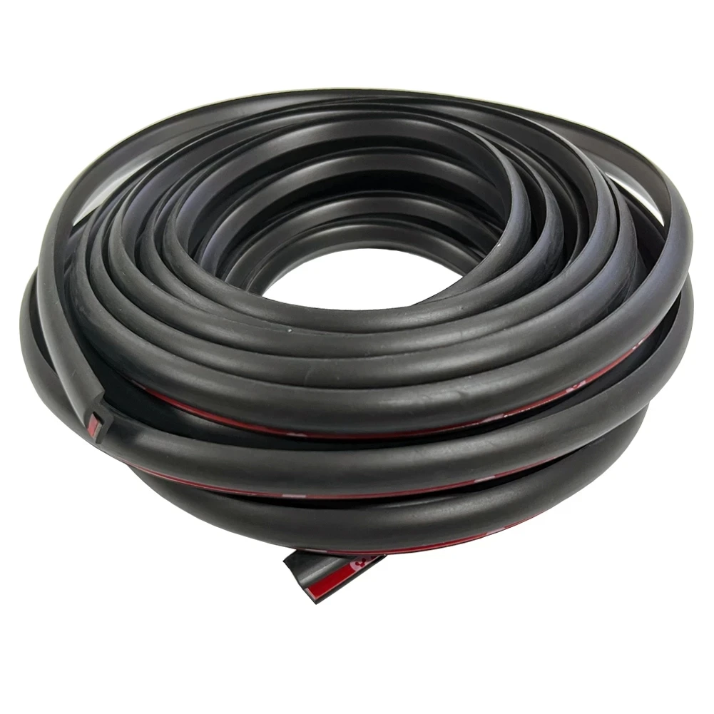 Bumper Lip Side Skirt Automotive Rubber Seal Universal 30Feet 9M Rubber Side Skirt Protector Cover Car Bumper Guard Strip Air D