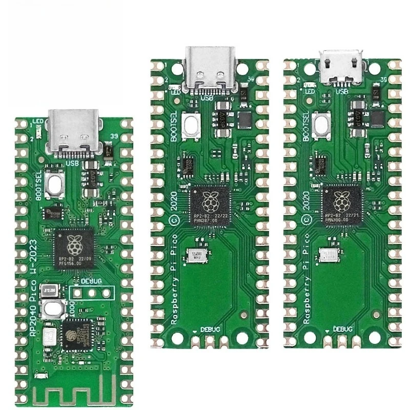 Raspberry Pi Pico Board RP2040 PICO W Dual-Core 264KB ARM Low-Power Microcomputers High-Performance Cortex-M0+ Processor