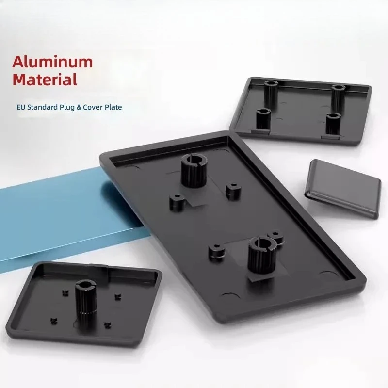 for European Standard Aluminum Profile End Cover Plug Face Plate