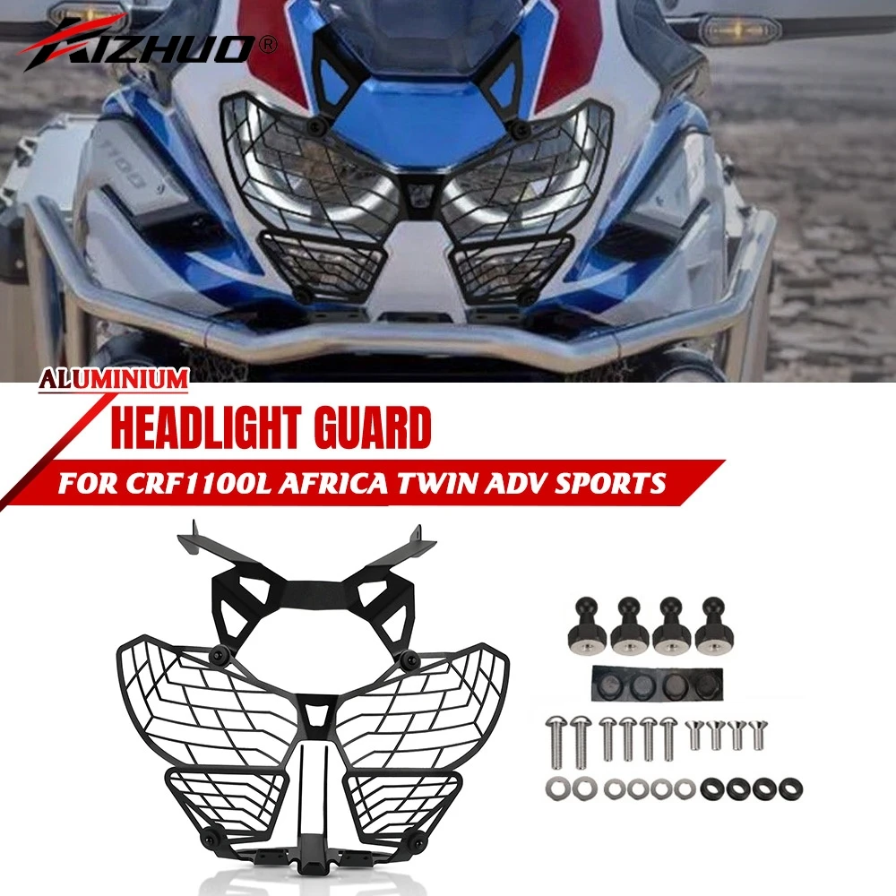 

CNC Headlight Protector Grille Guard Cover Parts For HONDA CRF1100L AFRICA TWIN/ADV SPORTS/ADVENTURE SPORTS 2019-2021