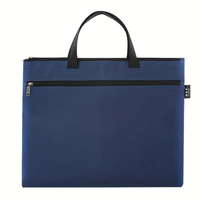 A4 Oxford Doek Hand-Held Bestand Tas, Heren Canvas, Student Informatie Tas, Conferentie Tas, Officiële Document Tas