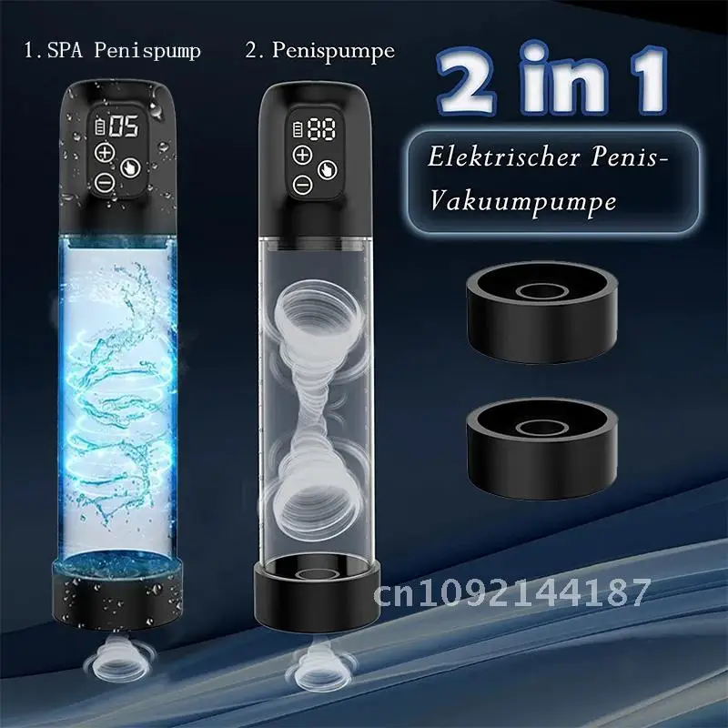 الكهربائية القضيب المياه سبا الذكور الديك توسيع القضيب موسع ديك مضخة مضخة جهاز أوتوماتيكي مص تكبير ضغط فراغ