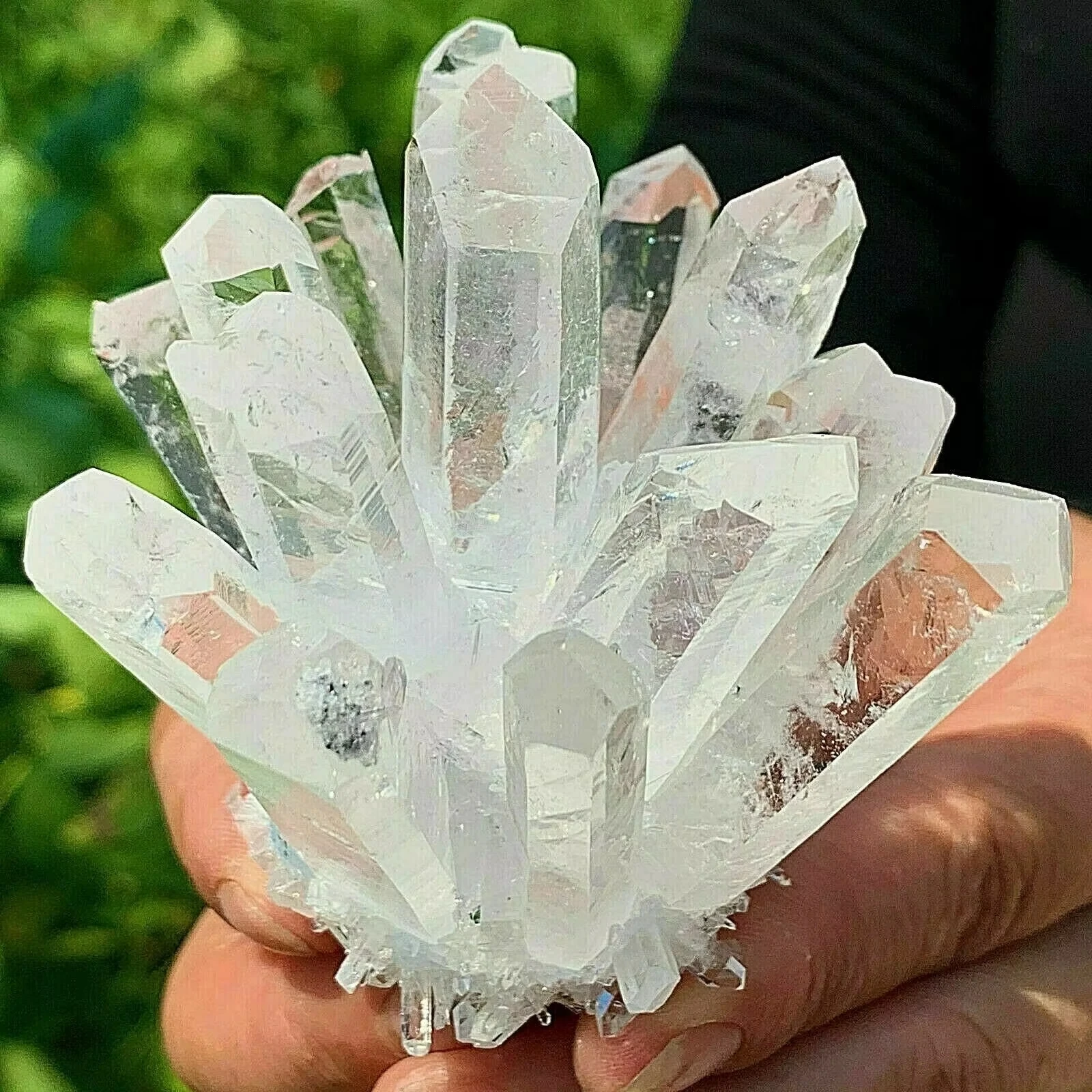 600g Large Natural Clear Quartz Crystal Cluster Mineral Stone Druzy Geode Specimen