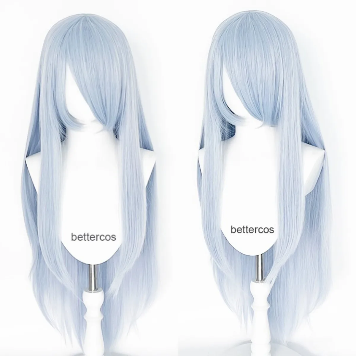 80cm Long Straight Cosplay Wig Anime Compatible Unversal Omopinenet Solid Color Heat Resistant Synthetic Hair Wigs + Wig Cap