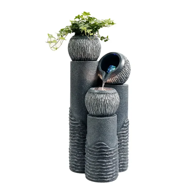 water fountain fish tank entrance water features humidifier ornament lucky transfer ball two pieces starting from approval