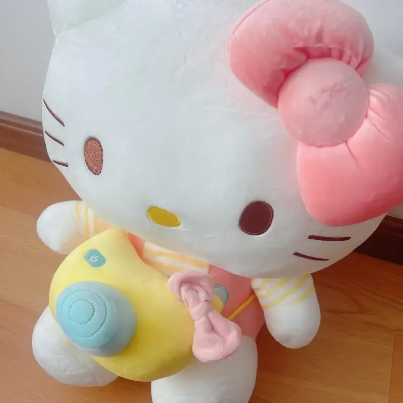 33cm Hello Kitty Plush Toy Cartoon Sanrio Anime Kawaii Accessories Pillow Room Decoration Ornament Toy for Girls Christmas Gift