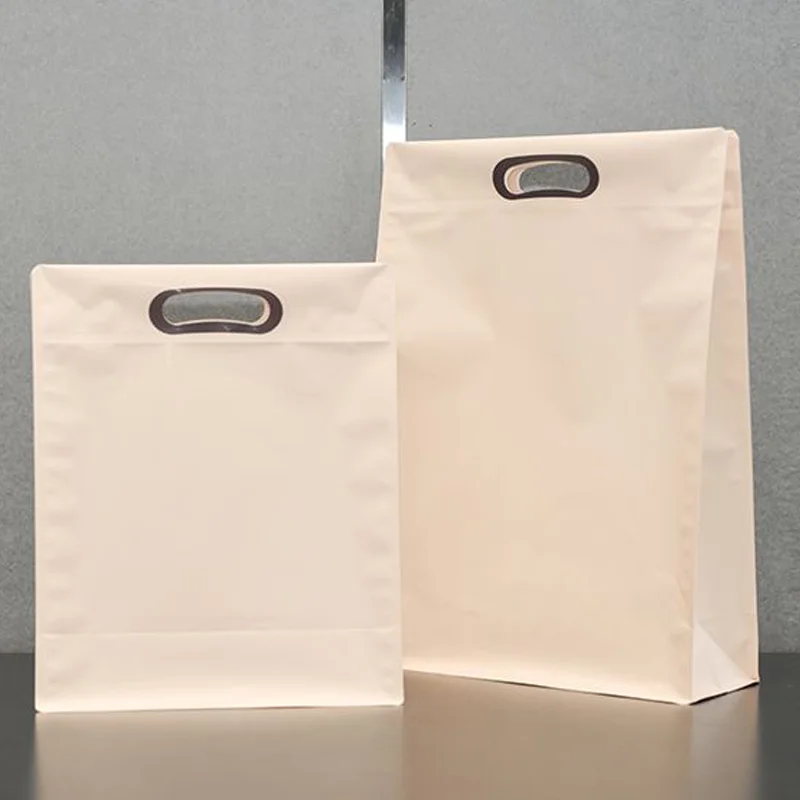 20 high-end solid color clothing store handbags company event packaging bags gift packaging bags can be customized with logo