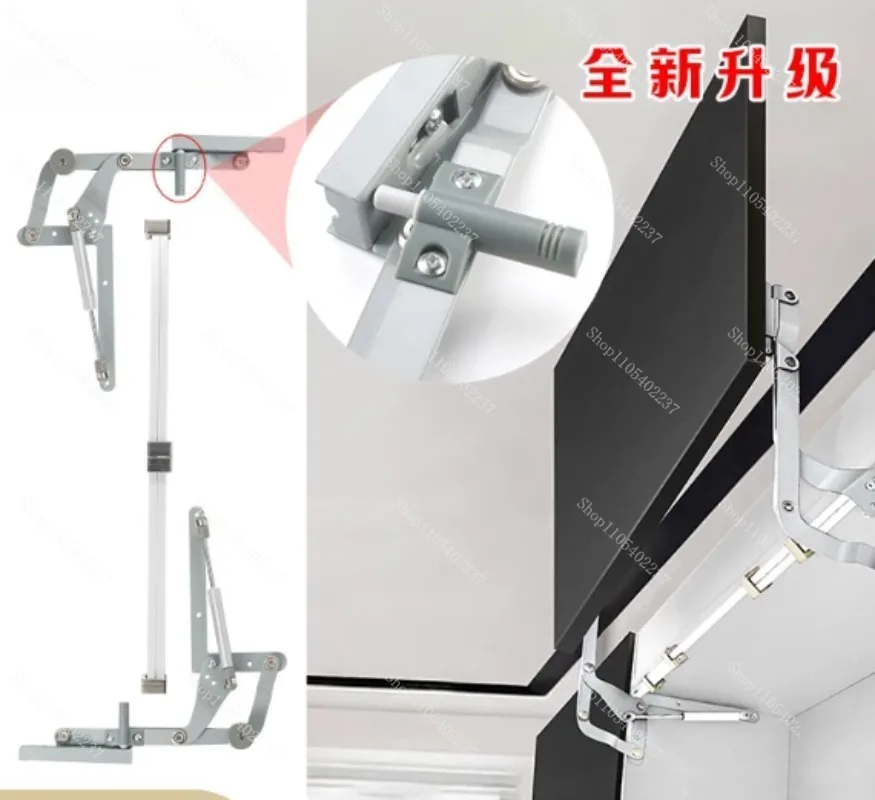 Cabinet vertical lift up and down translation parallel door support rod hanging cabinet bus up and down door air pneumatic rod