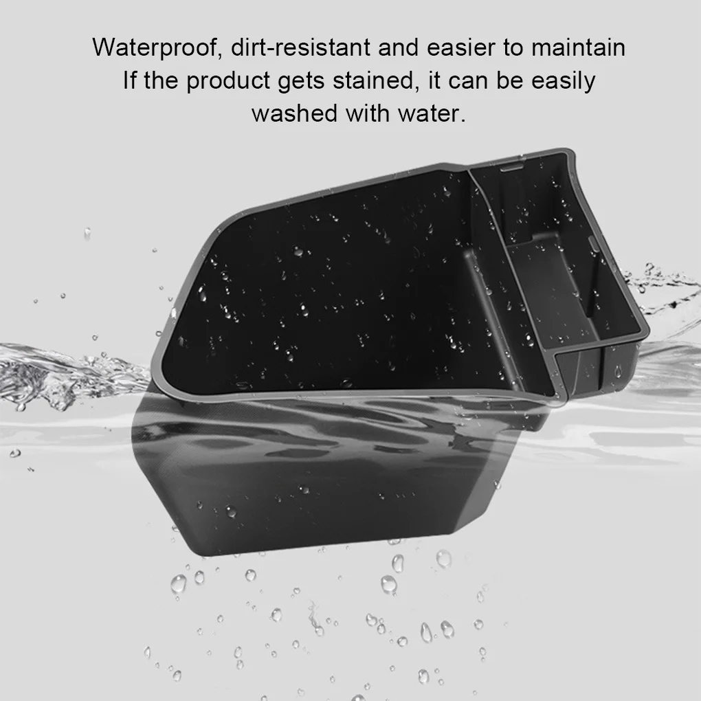 New For Tesla Launch Model Y Juniper 2025 Rear Trunk Side Storage Box Cargo Organizer TPE Bin Box Car Accessories