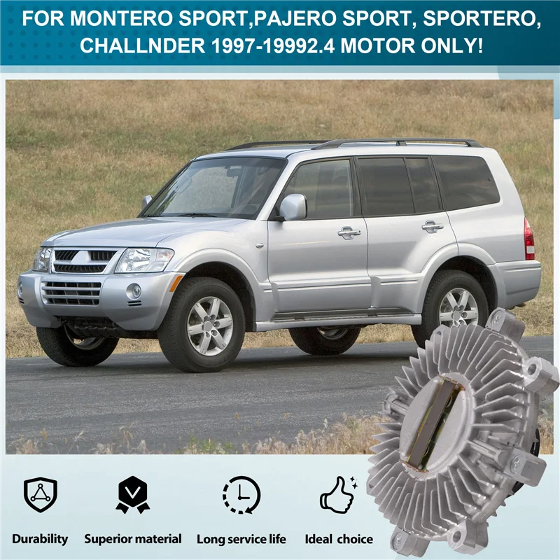 新しいファンカプラー MD317679 三菱モンテロスポーツ、パジェロスポーツ、Sportero 2.4 1997-1999 新しい