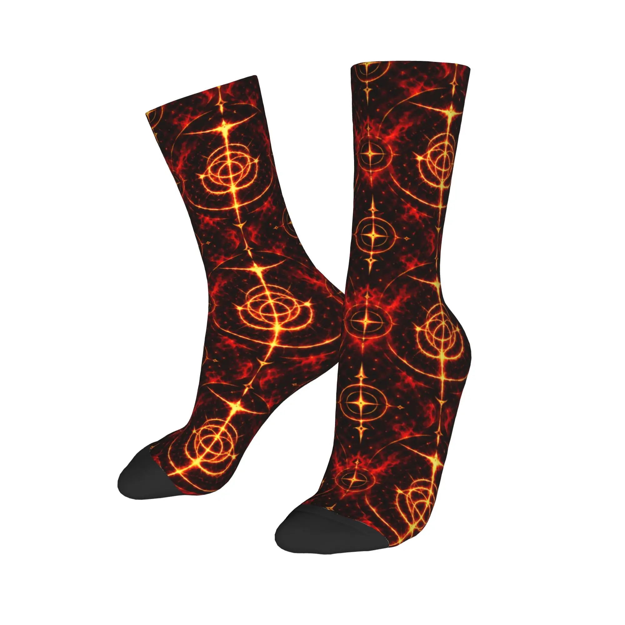 Tarnished Dark Fantasy RPG Socks Autumn  Stockings Kawaii Men Soft Socks Custom Running Anti Sweat Socks