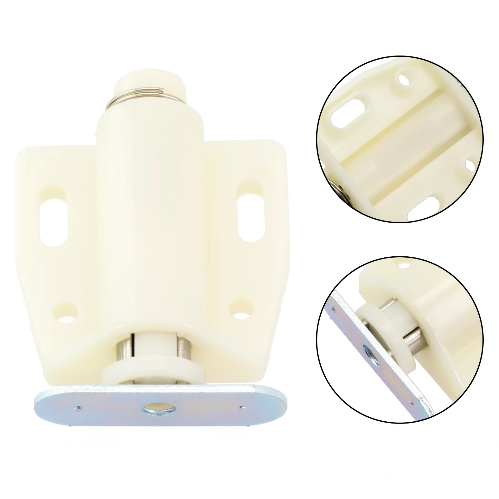 ตู้ประตู Pusher ประตูตู้ Bouncer ห้องน้ําพลาสติก ABS Beige สีดําลดเสียงรบกวนรอบปฏิบัติยี่ห้อใหม่