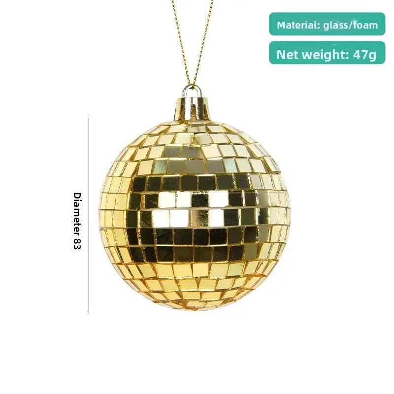 Meichen Decorations Stage Lighting Beam Ball KTV Color Laser Ball Ambient Mirror Reflective Ball Photography Racket Props