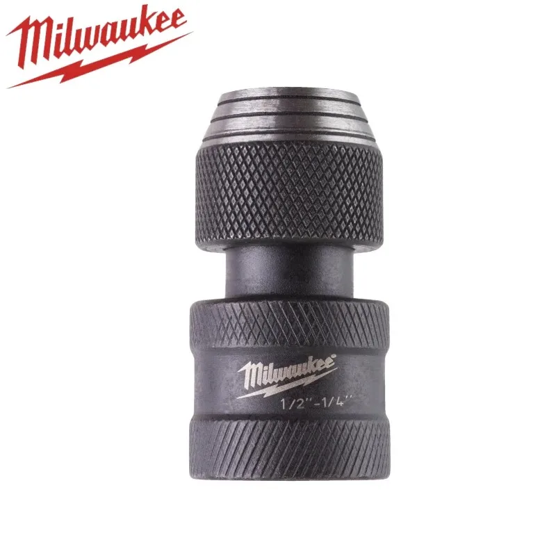MILWAUKEE 4932471828 1⁄2 "Square 1⁄4" Hex Impact Sockets อะแดปเตอร์ Milwaukee Power Tool อุปกรณ์เสริม