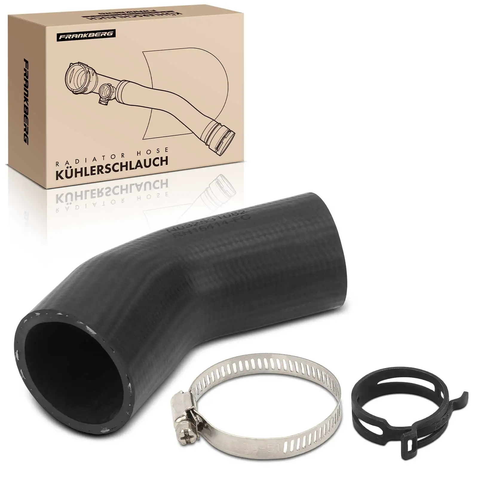 Frankberg 1x radiateurslang voor BMW E81 E90 E91 E60 E61 E63 11537516414