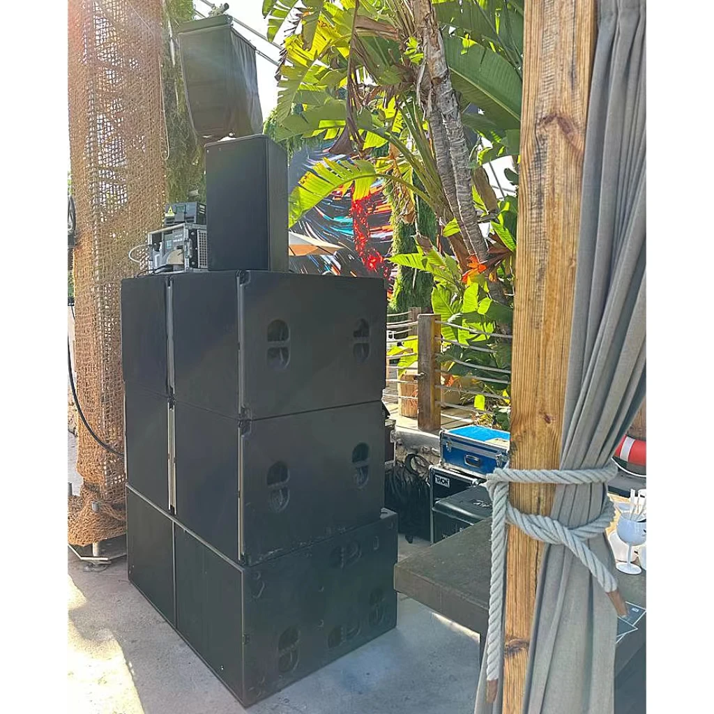 BSX-altavoz Subwoofer DJ Dual de 21 pulgadas con diseño de excursión larga, sistema de sonido pasivo/alimentado, subwoofers profesionales de madera contrachapada