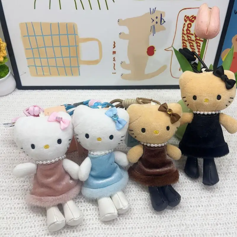 Подвеска-сумка Hello Kitty, подвеска-ключ, цепочка для мобильного телефона, подвеска для камеры, милые подвесные украшения, подарки, кулон с мультяшным аниме