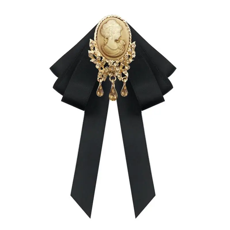 Schneidige Vintage-Fliege, solides abnehmbares Accessoire, elegante Krawatte mit Kragen