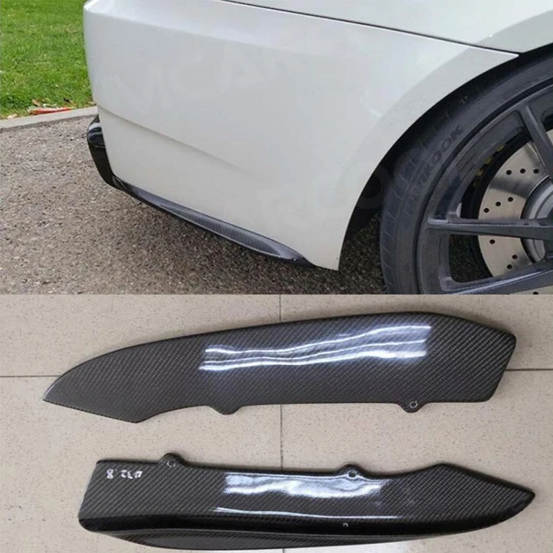 E92 M3 E93 M3 Real Carbon Fiber Rear Bumper Splitter Spoiler Exterior Parts For BMW