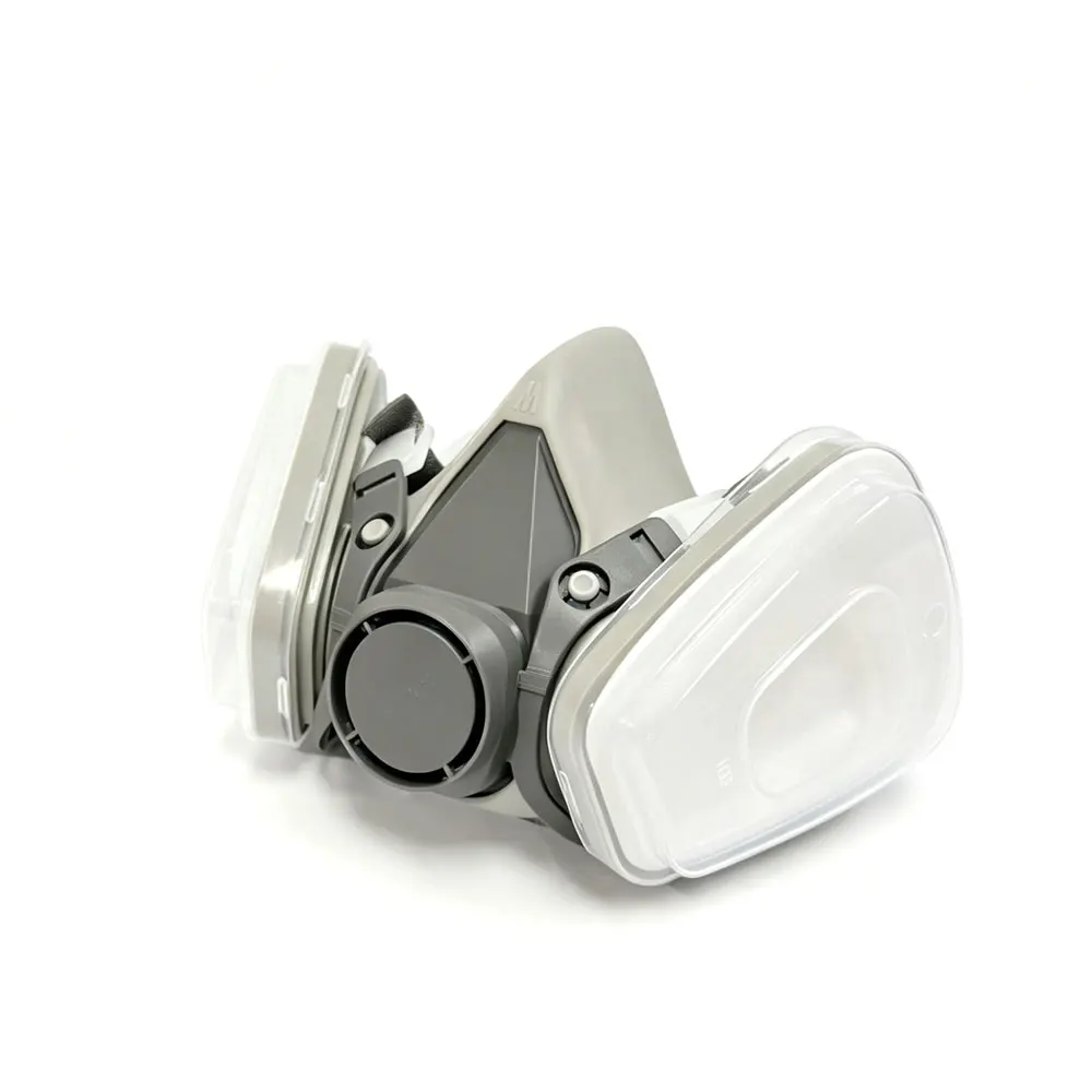 6200 Half Face Mask  With 306 Filter Adapter,Upgraded Design Vs Traditional 6001CN,Against Dust, Organic Vapors