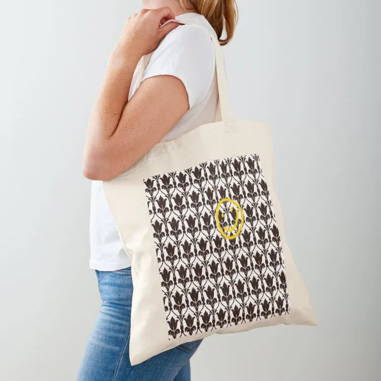 

Sherlock Smile Face Tote Bag Candy bags bags luxury women canvas shopping bag the tote bag