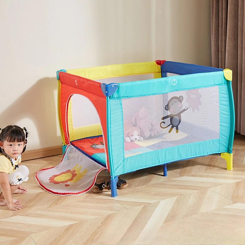 

Baby game square bed Baby game bed Children's fence bed Portable folding storage crib