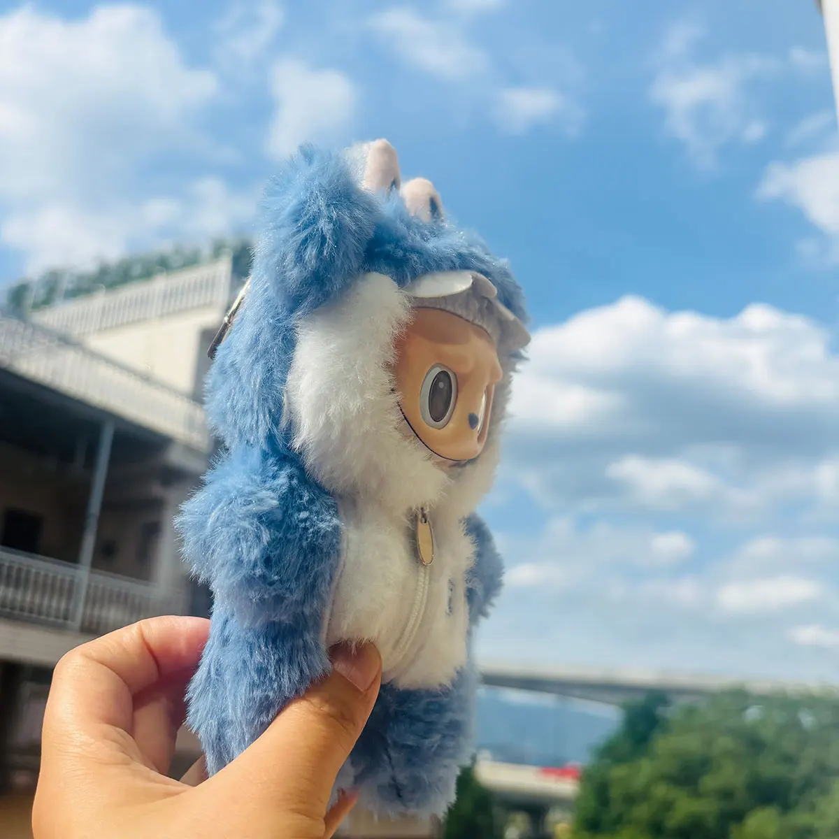 Pour Labubu poupée vêtements sweats à capuche poupée vêtements couleur correspondant sweats à capuche poupées accessoires mignon décoration petits tissus (pas de poupée)