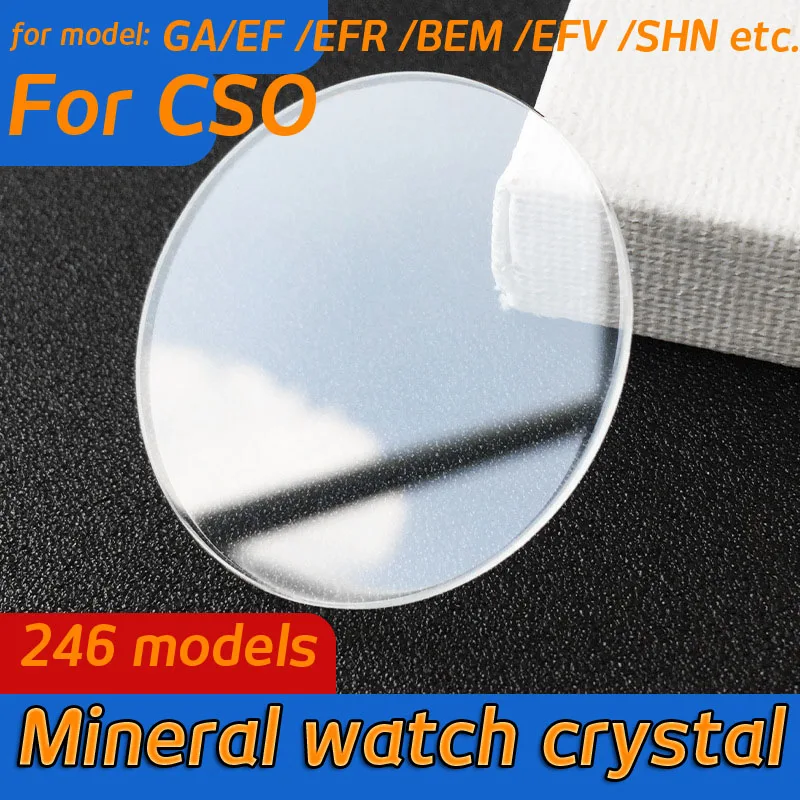 Replacement Watch Glass For GA110 GA-2100 EF-500 521 540 EFR-500 EFR-532 EFR-556 MDV-106 Mineral Watch Crystal Lens Repair Parts