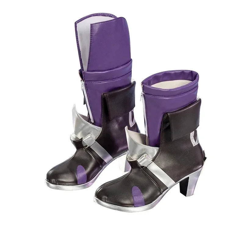 

ss13Seele Обувь Косплей Аниме Игра Honkai: Star Rail Модные туфли на высоком каблуке с короткой трубкой для женщин Вечерние аксессуары для ролевых игр