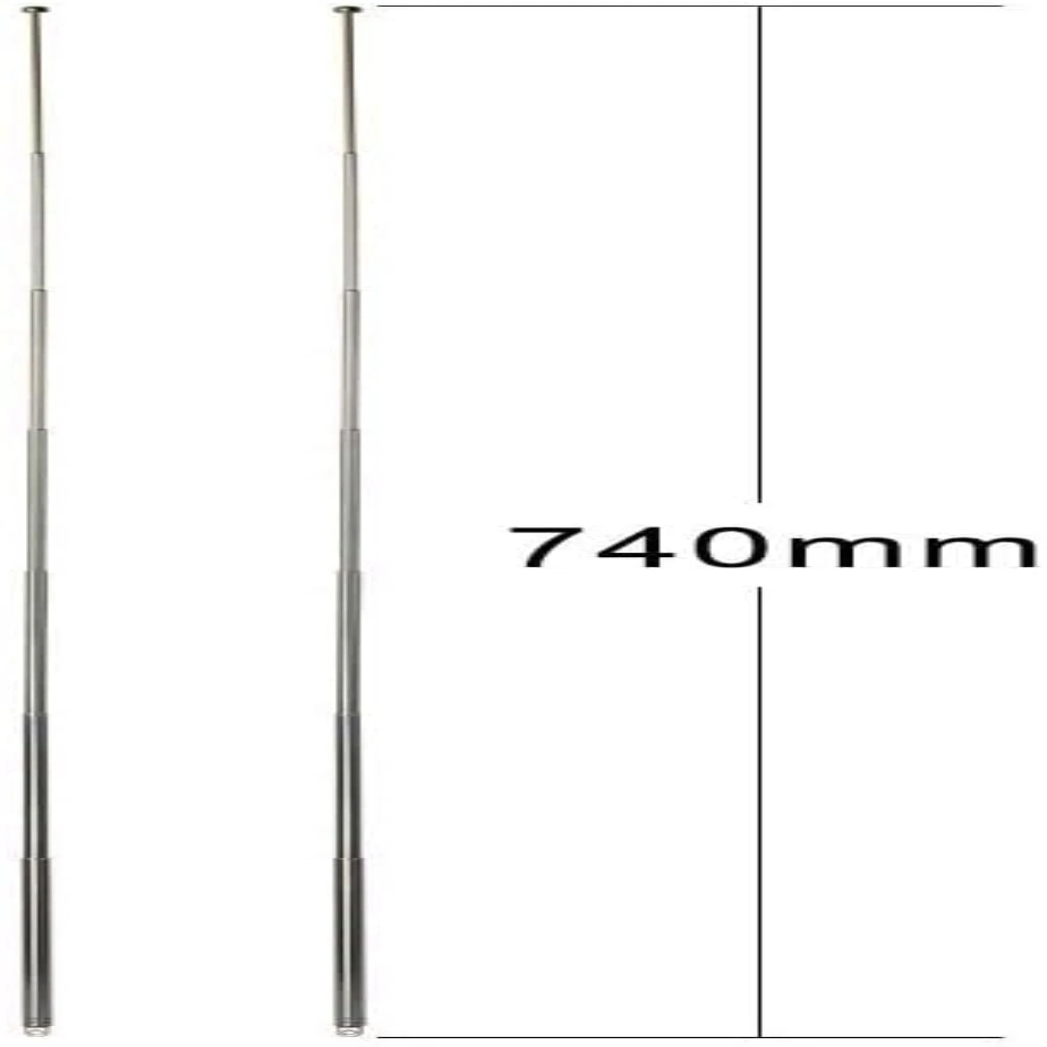 Enhanced Signal Reception 7-Pack Bingfu Telescopic 74cm Long Range AM FM Portable Radio Antenna Replacement for Indoor Home Ster