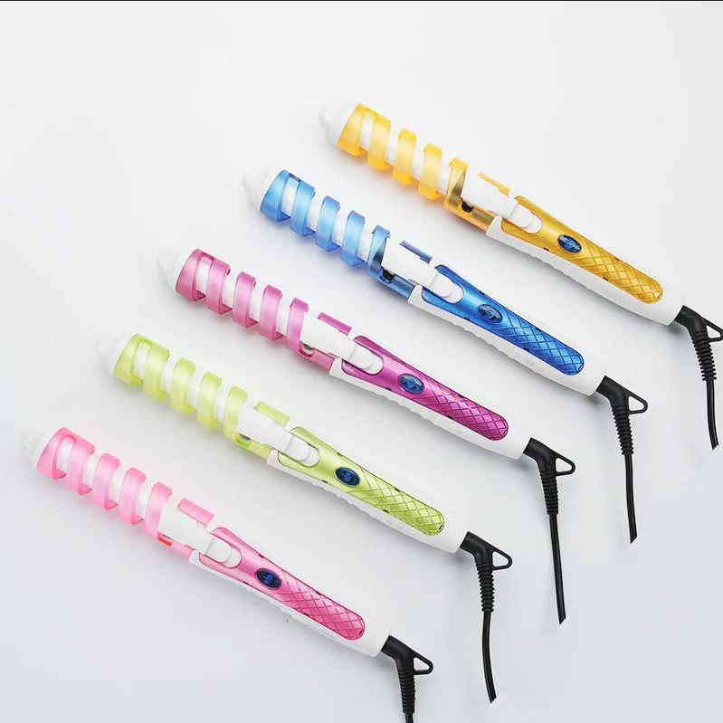 

1 шт. Автоматическая палочка для волос спиральная керамическая плойка для сухих и влажных волос долговечная и Безопасная электрическая плойка для завивки волос против ожогов