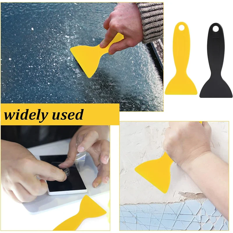 1-10pcs Auto Plastic Scraper Car Clean Tool Window Cleaner Windshield Snow Shovel Glass Water Glue Remove Wiper Squeegee Knife