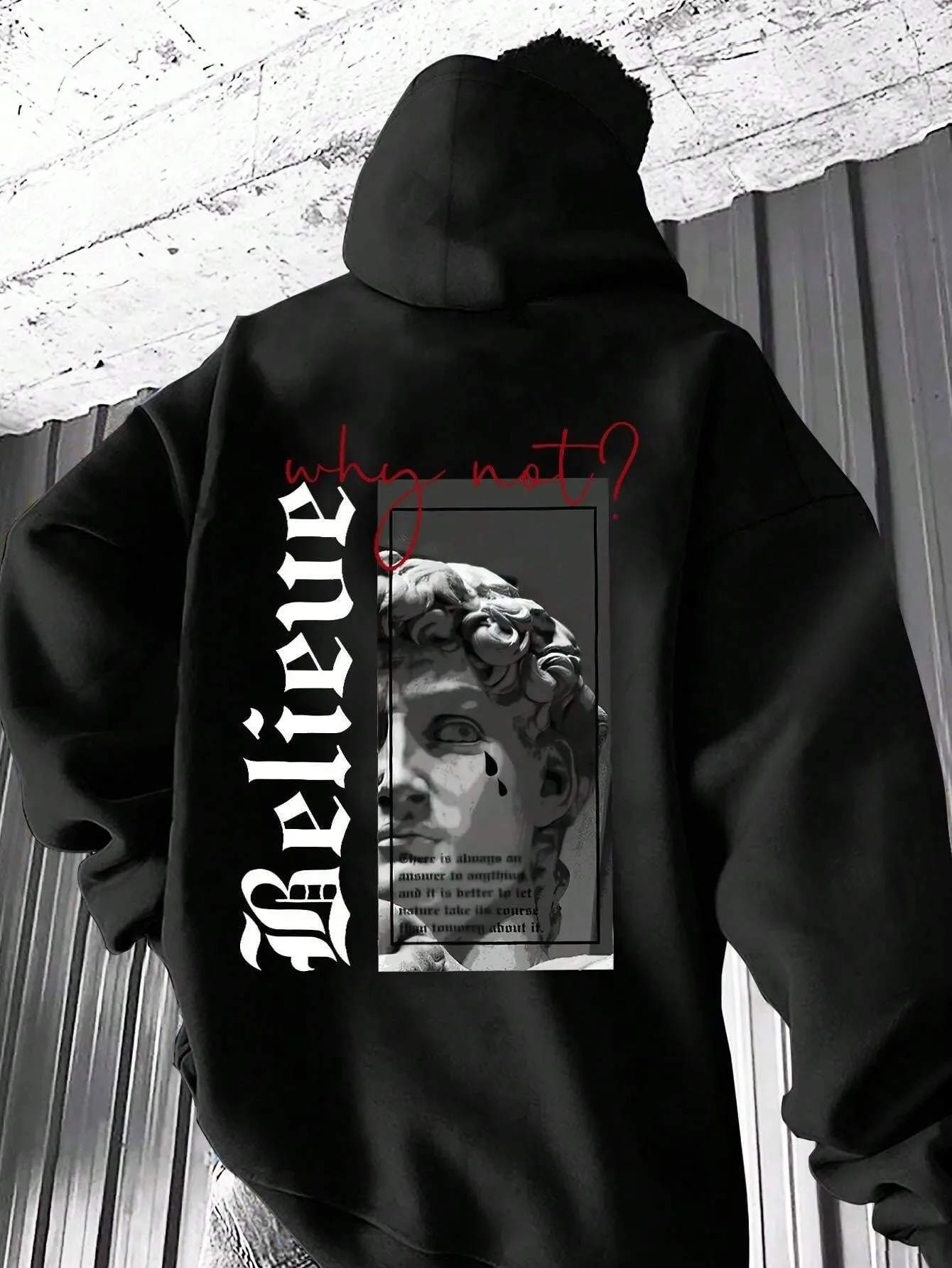 

Autumn and Winter "Sculpture - Inspired Believe" Artistic - Trendy Cotton Hoodie, Stylish Thought - Provoking Sweatshirt