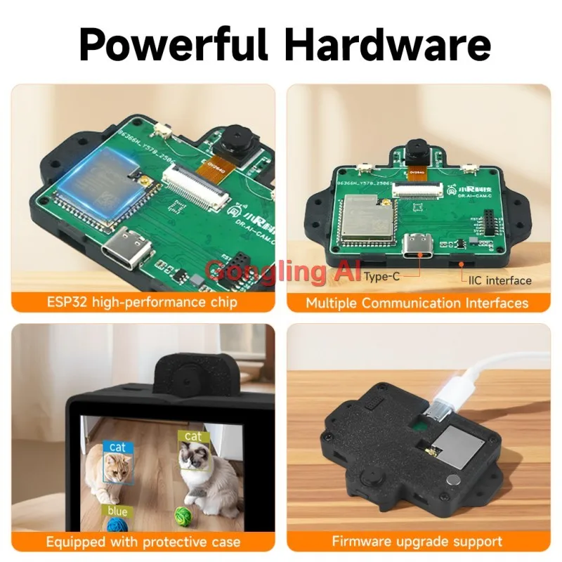 OV3660 Visuele herkenningsmodule AI Camera Beeld Gezichtsdetectiesensor voor Arduino Raspberry Pi STM32 Programmeerbare kit