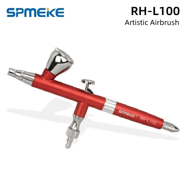 SPMEKE Beauty Art Tattoo Special Airbrush RH-L100 Mini Double Action Airbrush Painting Gun Modeling Cake Decorating Spray Gun